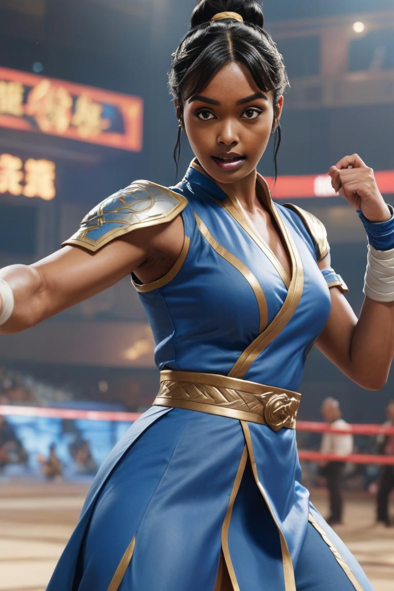 Photify AI prompt preview for Hot Female Cosplay Chun-li pack - 240 - 2025-05-09T06:08:17.013Z