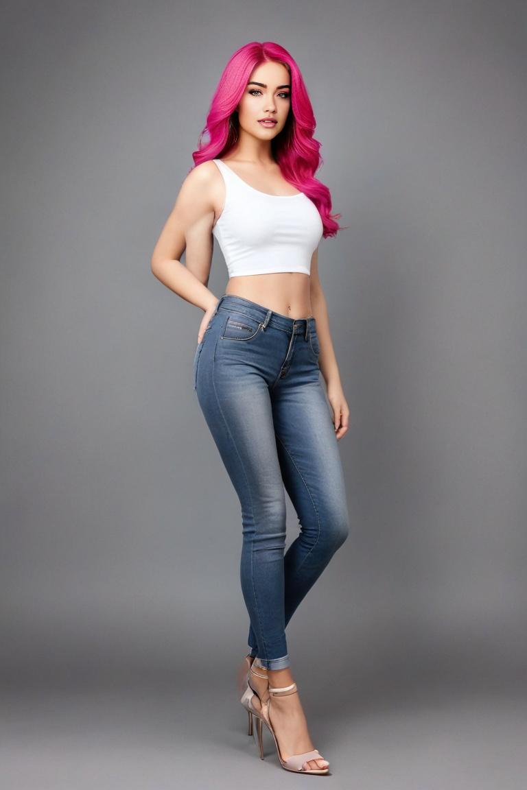 Photify AI prompt preview for Women Jeans pack - 240 - 2025-04-26T20:59:41.865Z