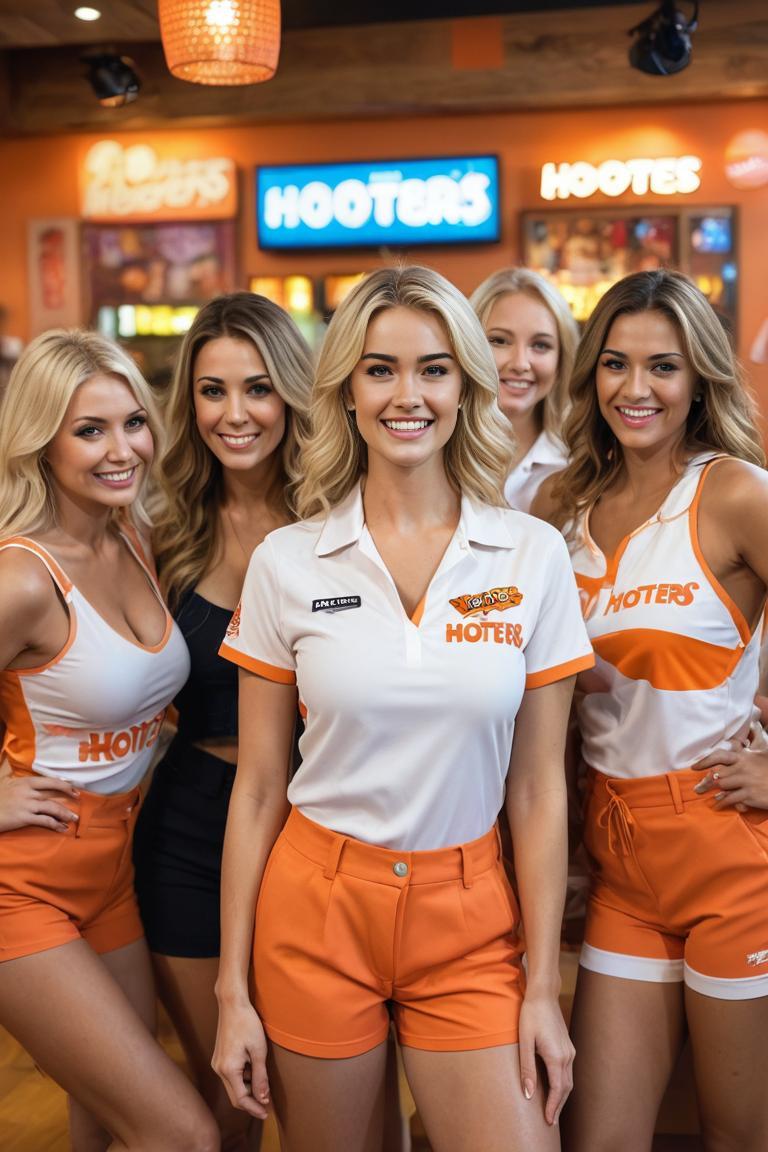Photify AI prompt preview for Hooters Style pack - 240 - 2025-04-27T13:15:43.852Z