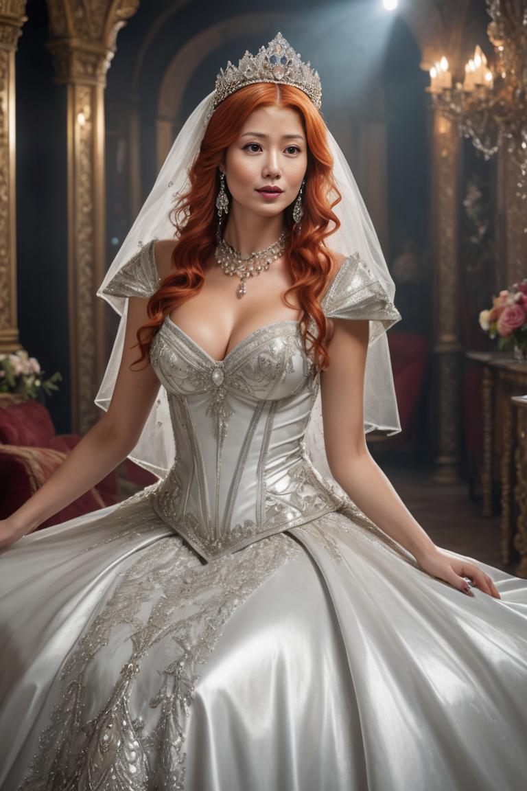 Photify AI prompt preview for Bold And Bright Wedding Dresss pack - 240 - 2025-04-28T02:47:11.859Z