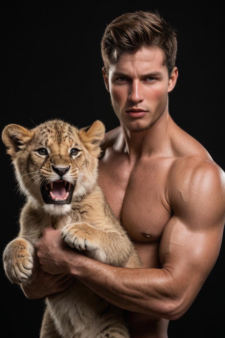 Photify AI prompt preview for Man Holding A Cub pack - 240 - 2025-05-14T05:41:16.673Z