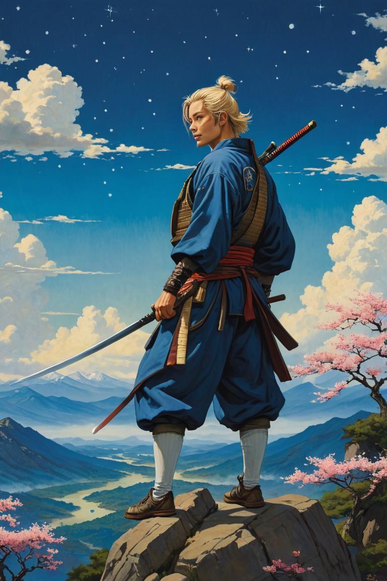 Photify AI prompt preview for Samurai Painting pack - 240 - 2025-04-21T12:05:07.584Z