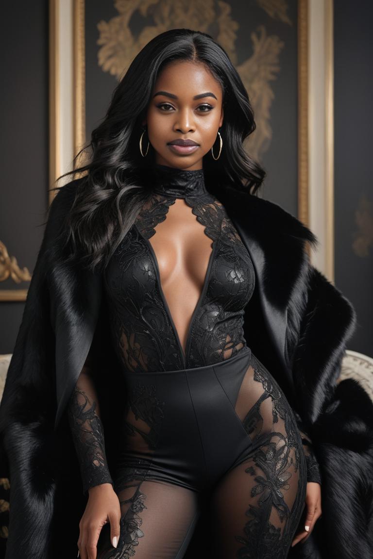 Photify AI prompt preview for Lingerie Black pack - 240 - 2025-04-21T14:11:25.329Z
