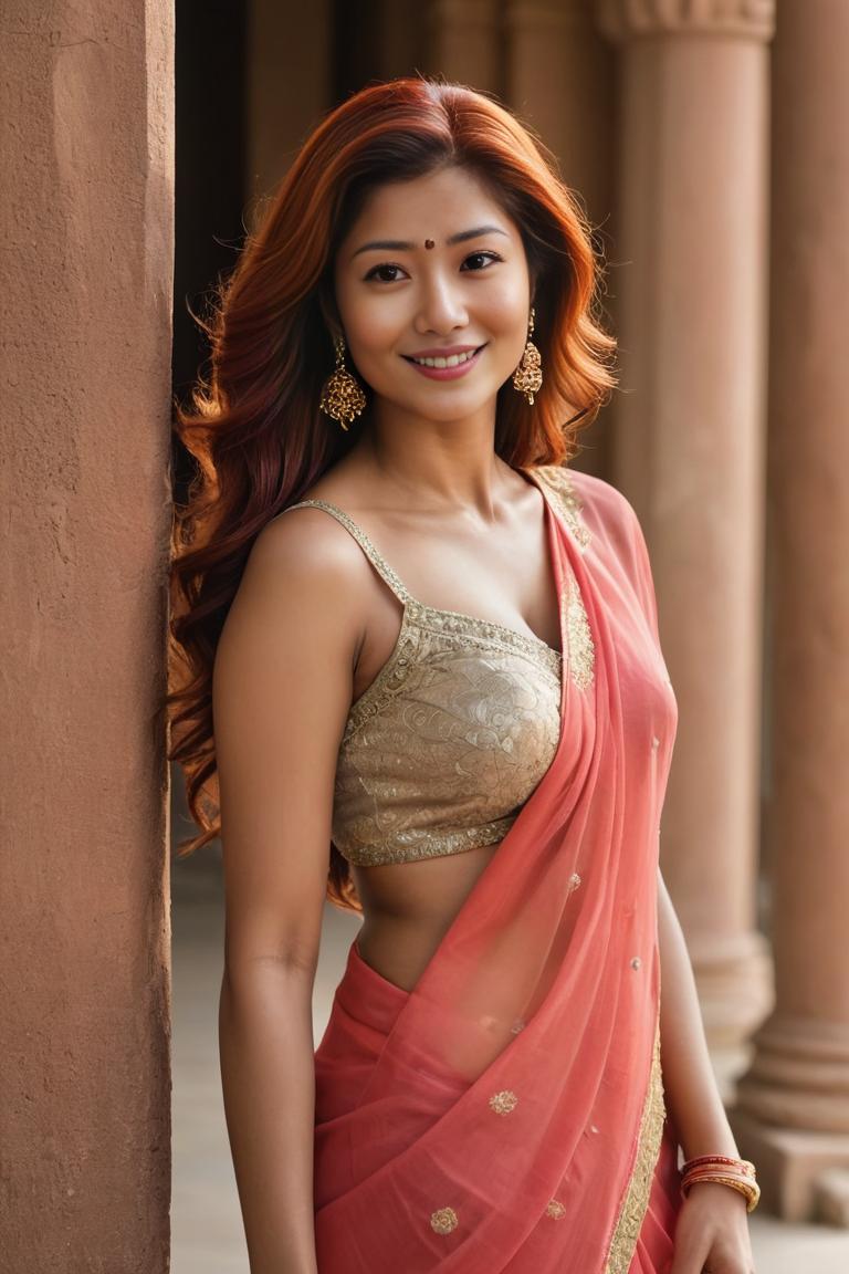 Photify AI prompt preview for Saree Flirty pack - 240 - 2025-05-09T04:33:58.119Z