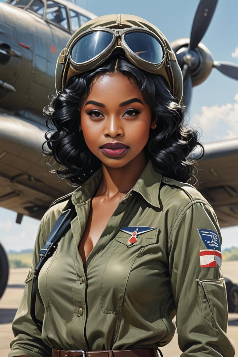 Photify AI prompt preview for World War 2 Pinup Girls pack - 240 - 2025-07-13T20:12:10.792Z