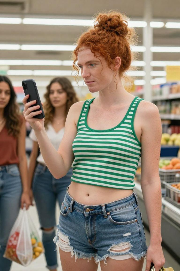 Photify AI prompt preview for Grocery Day Selfies pack - 240 - 2026-08-25T09:08:07.711Z