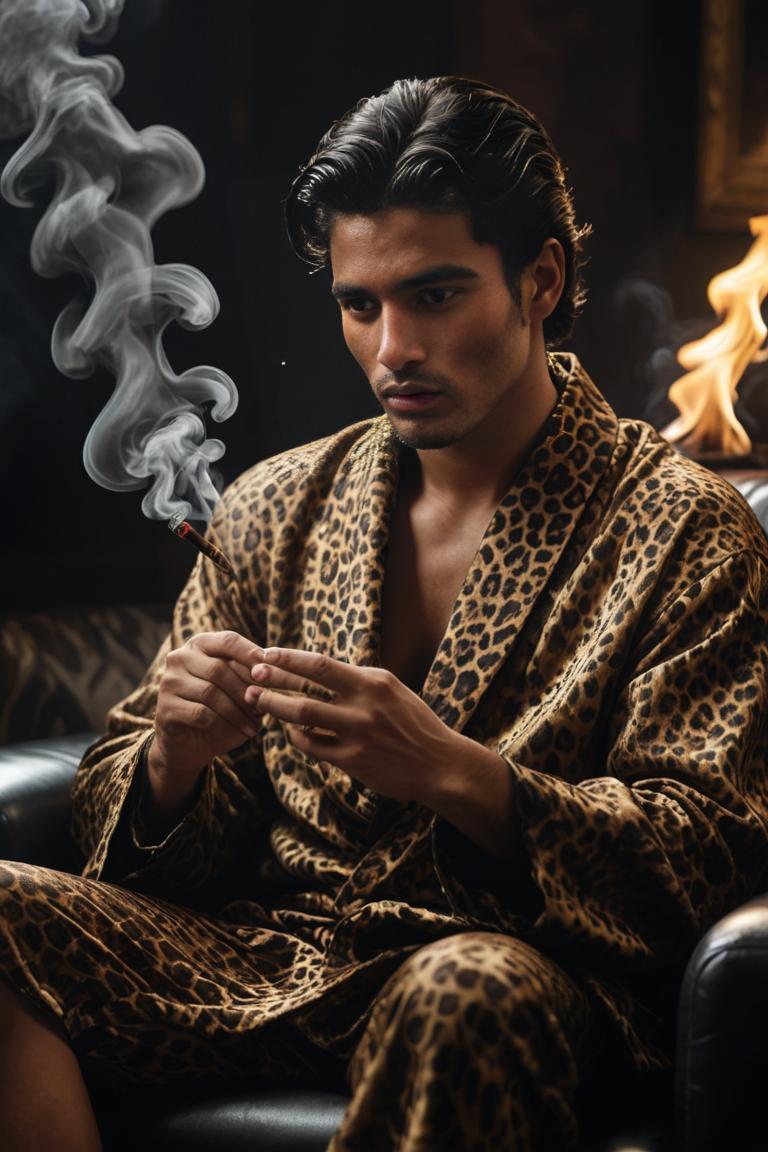 Photify AI prompt preview for Leopard Robe pack - 240 - 2025-05-09T06:22:42.603Z
