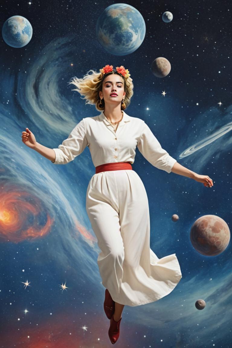Photify AI prompt preview for Frida Kahlo In Space 🌼☄️🔭 pack - 240 - 2025-05-09T04:36:02.190Z