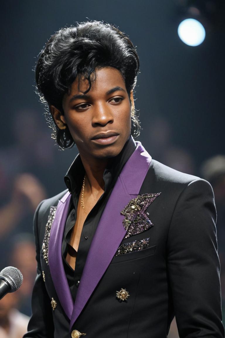 Photify AI prompt preview for Prince Roger Nelson Style pack - 240 - 2025-05-09T06:59:02.476Z