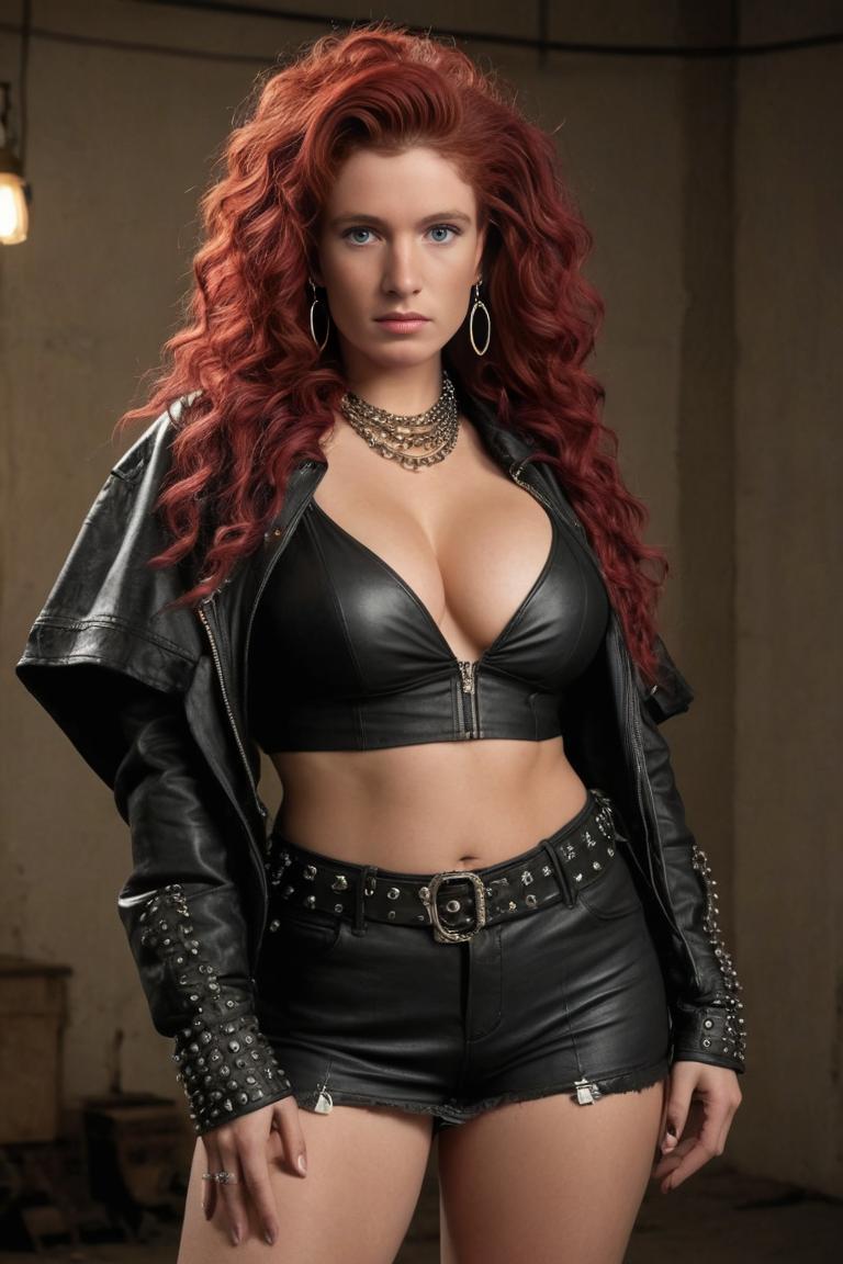Photify AI prompt preview for Leather Jacket pack - 240 - 2025-04-21T10:46:18.803Z
