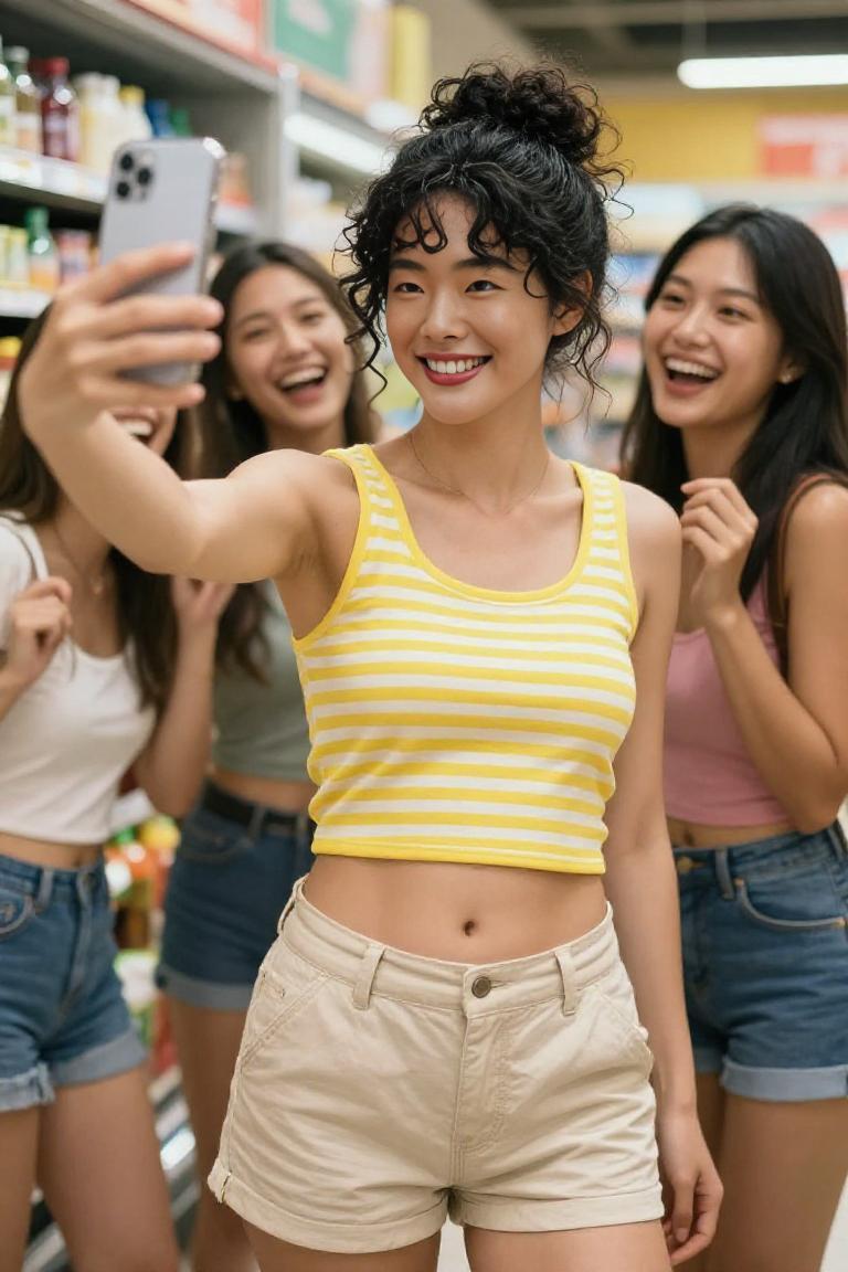 Photify AI prompt preview for Grocery Day Selfies pack - 240 - 2026-08-25T09:08:07.711Z