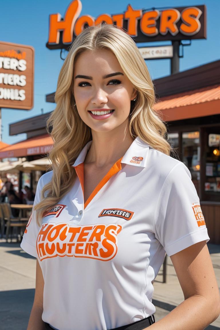 Photify AI prompt preview for Hooters Style pack - 240 - 2025-04-27T13:15:43.852Z