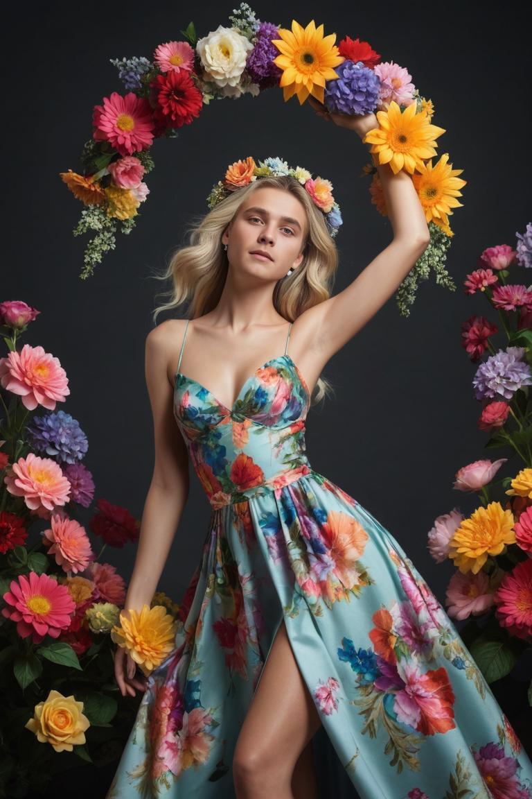 Photify AI prompt preview for Multicoloured Dress pack - 240 - 2025-05-14T04:30:40.751Z