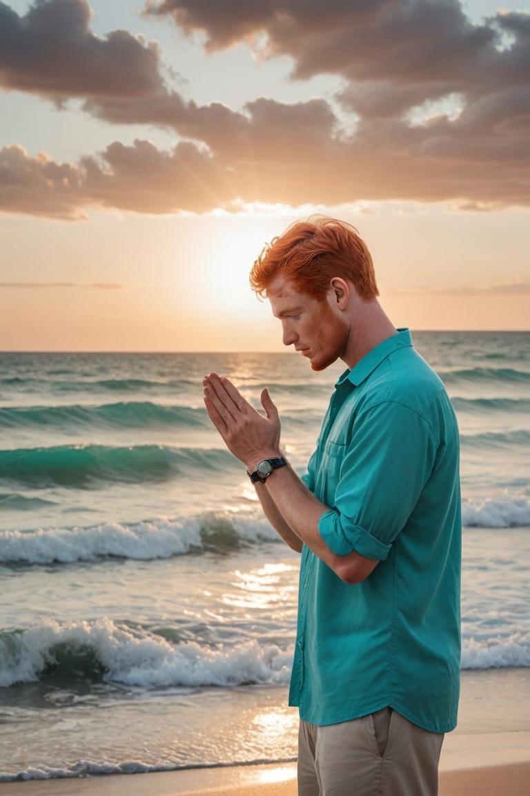 Photify AI prompt preview for Beach Sunset Worship pack - 240 - 2025-05-31T00:31:33.377Z
