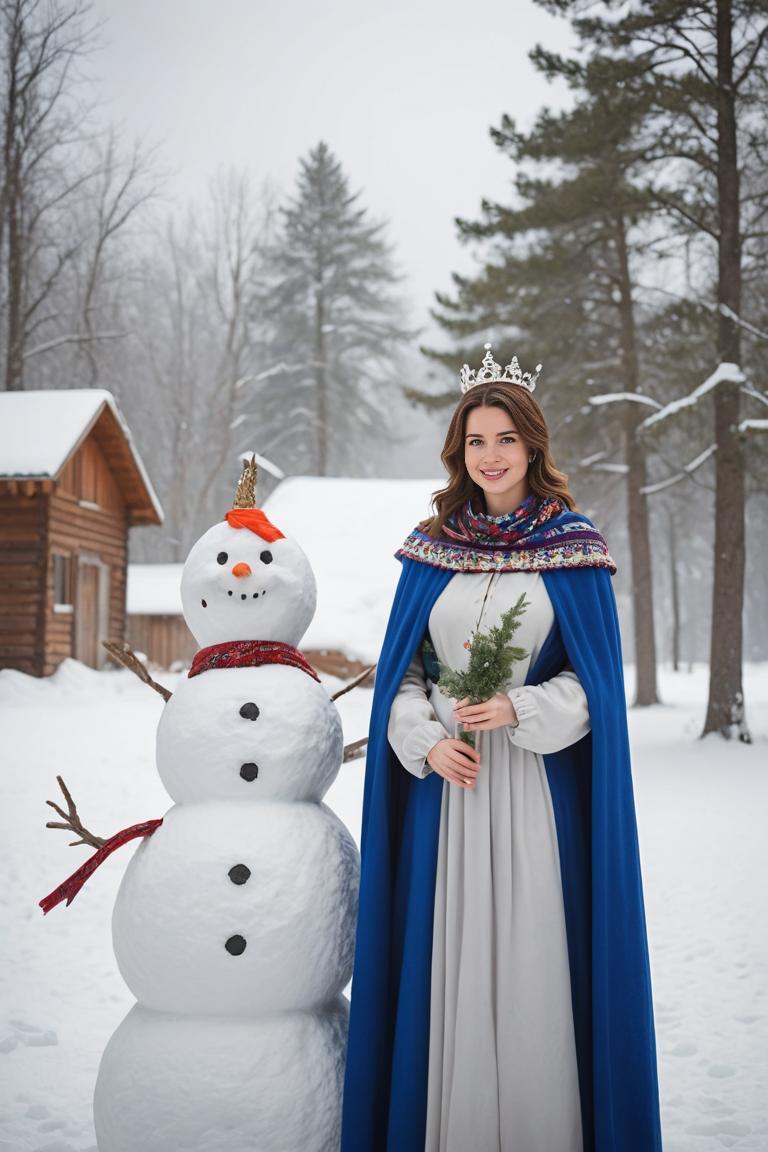 Photify AI prompt preview for Snow Princess Vibes pack - 240 - 2025-07-01T21:32:20.215Z