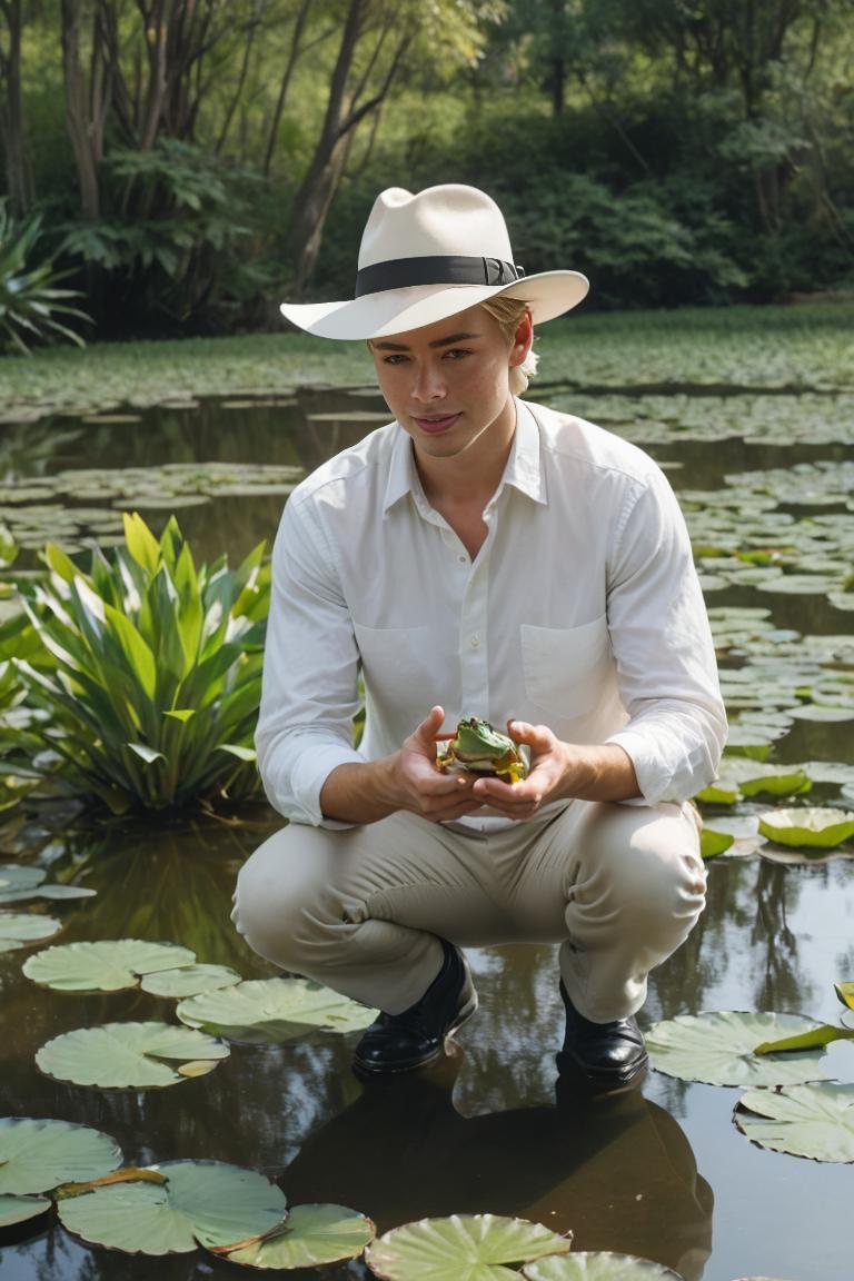 Photify AI prompt preview for Frog Whisperer pack - 240 - 2025-05-23T05:22:12.299Z