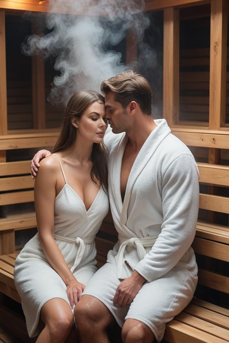 Photify AI prompt preview for Sauna Romance pack - 240 - 2025-05-31T00:29:31.868Z
