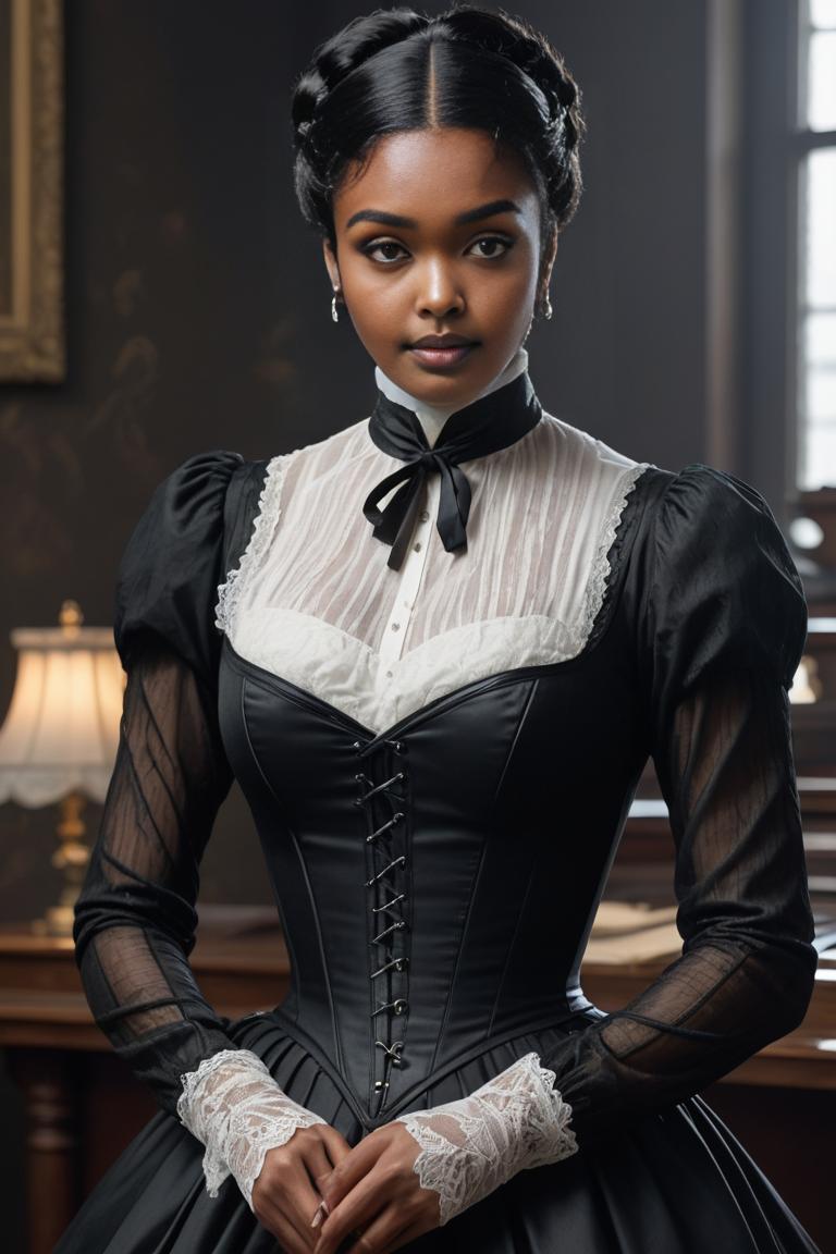 Photify AI prompt preview for Governess In Patent Leather pack - 240 - 2025-08-15T01:25:55.809Z