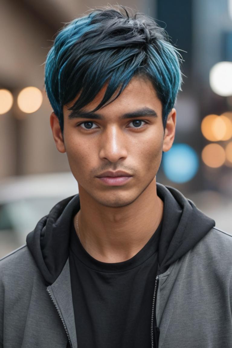 Photify AI prompt preview for Blue Haired Rebel pack - 240 - 2025-06-26T16:09:11.318Z