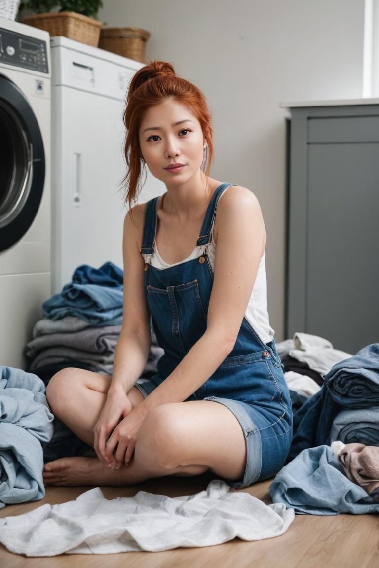 Photify AI prompt preview for Home Chores In Dungarees pack - 240 - 2025-05-30T23:59:00.295Z