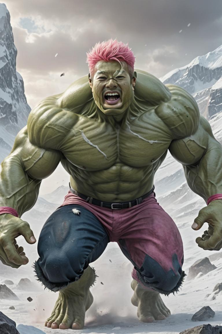 Photify AI prompt preview for Hulk Battle pack - 240 - 2025-04-27T17:09:37.991Z