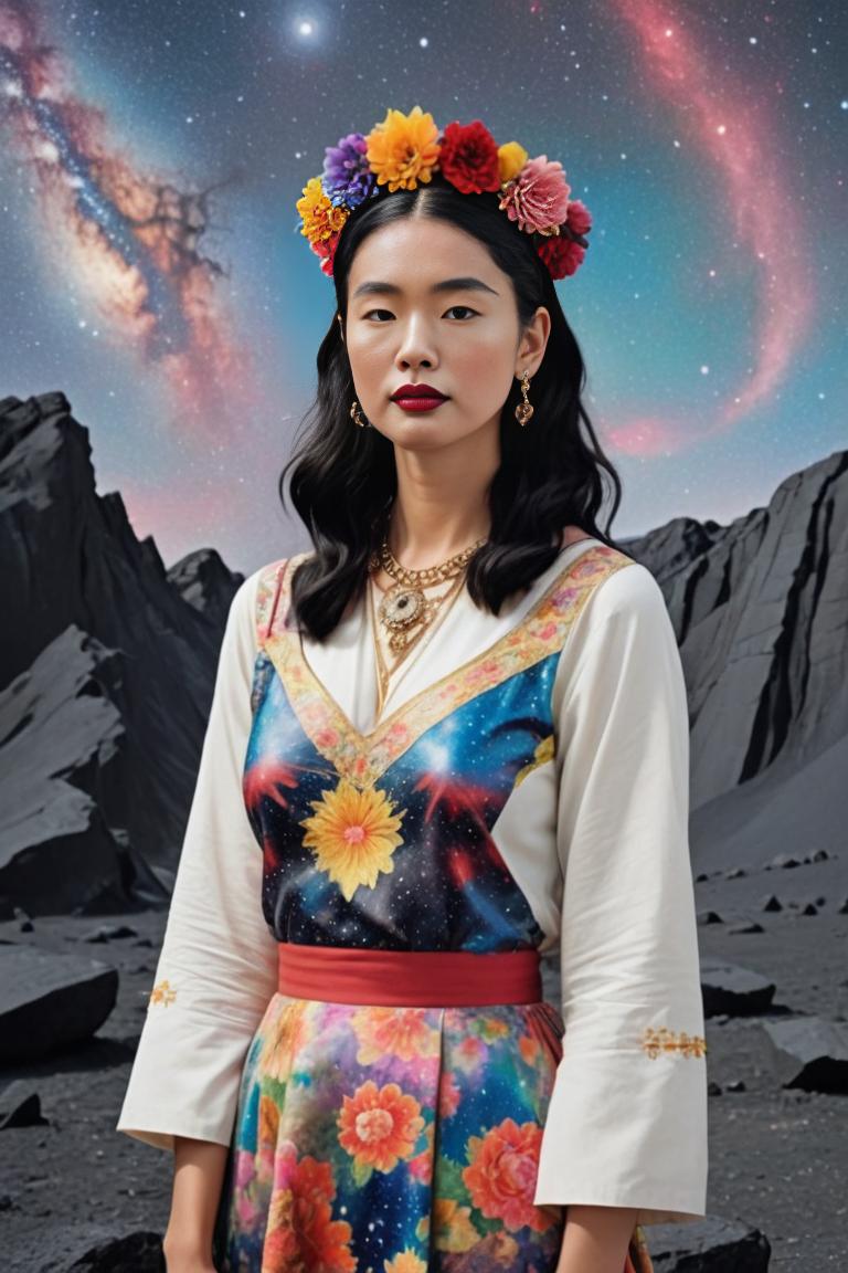 Photify AI prompt preview for Cosmic Frida pack - 240 - 2025-04-24T00:54:04.076Z