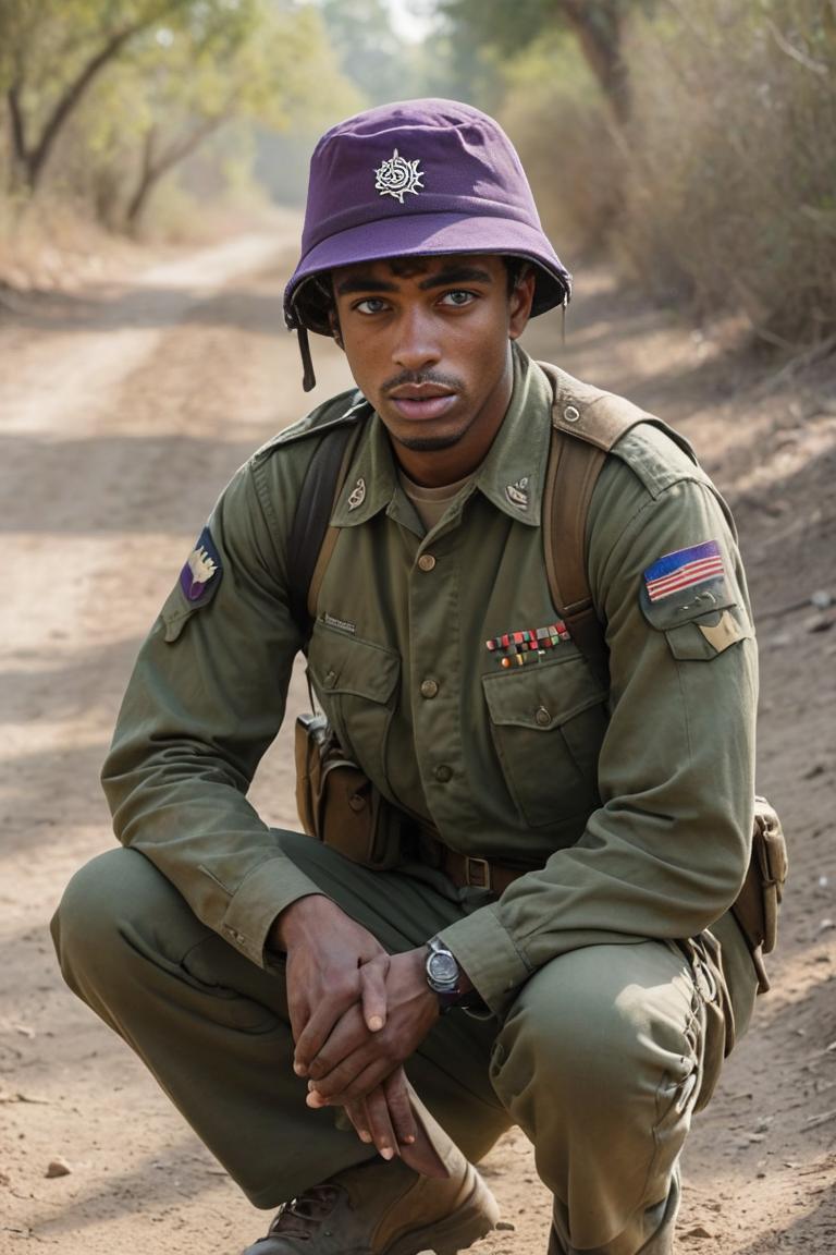 Photify AI prompt preview for Vintage Soldier pack - 240 - 2025-12-11T06:22:38.359Z