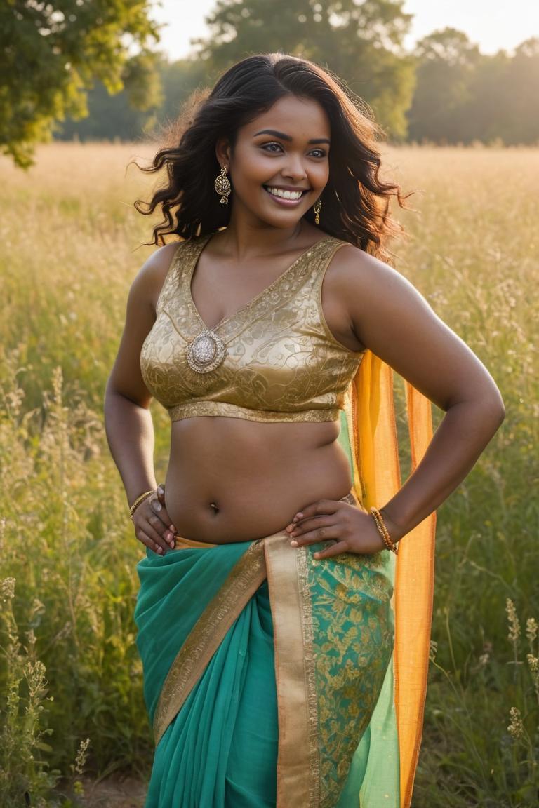 Photify AI prompt preview for Bbw Muse In Saree pack - 240 - 2025-05-31T00:17:16.571Z