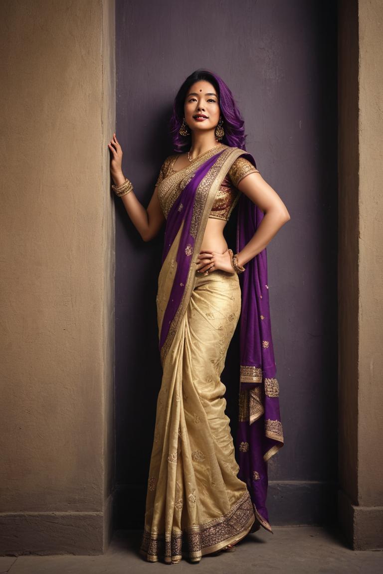 Photify AI prompt preview for Saree Flirty pack - 240 - 2025-05-09T04:33:58.119Z