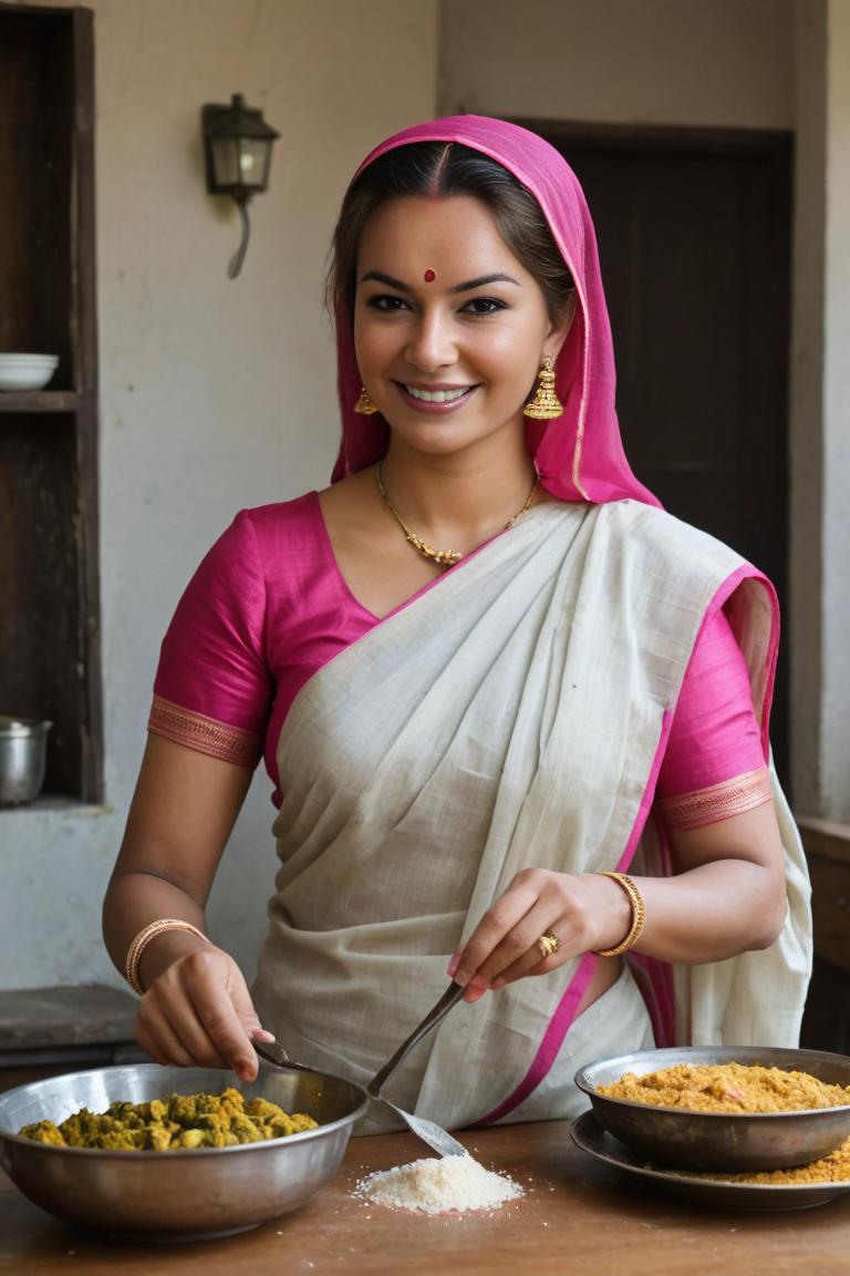Photify AI prompt preview for Indian Housewife pack - 240 - 2025-05-31T00:39:39.254Z