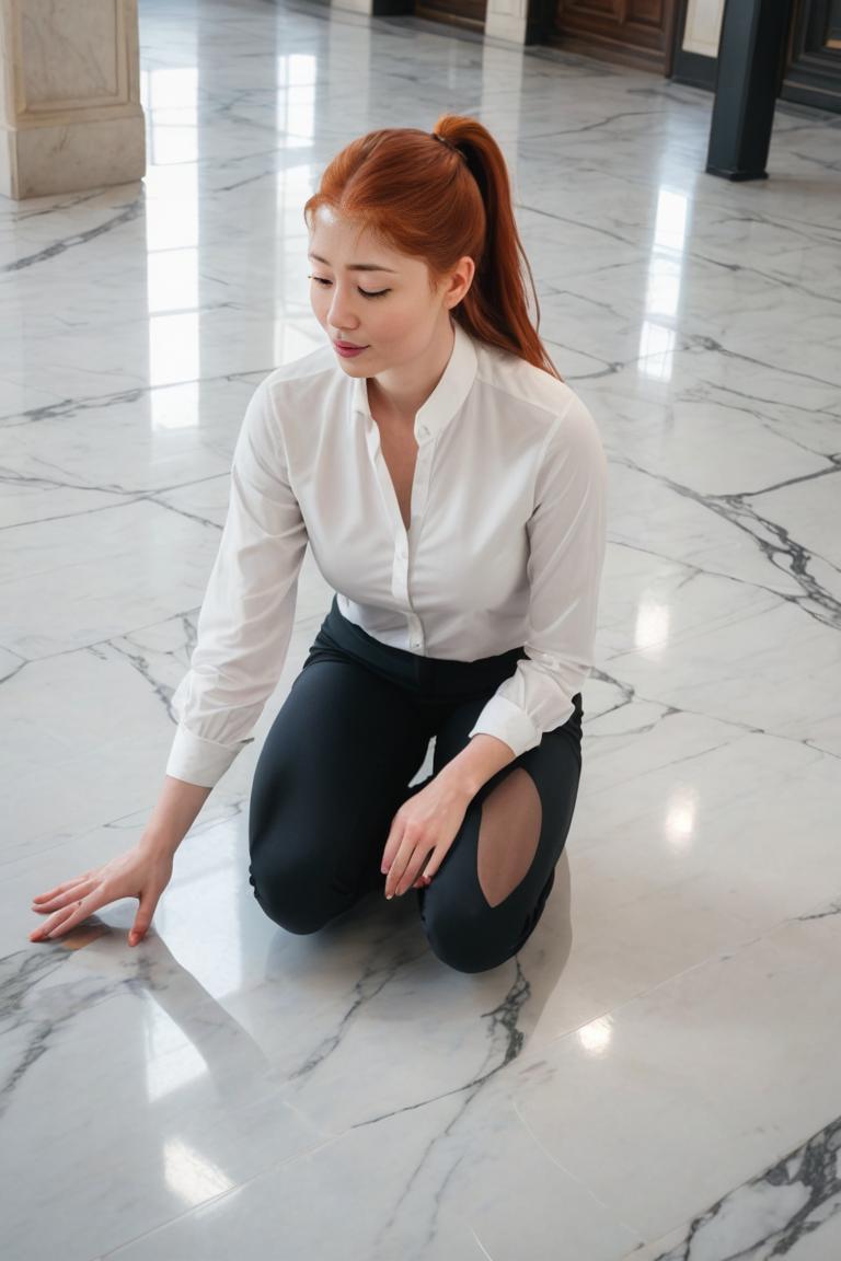 Photify AI prompt preview for Ponytail Poses pack - 240 - 2025-08-23T05:17:35.851Z