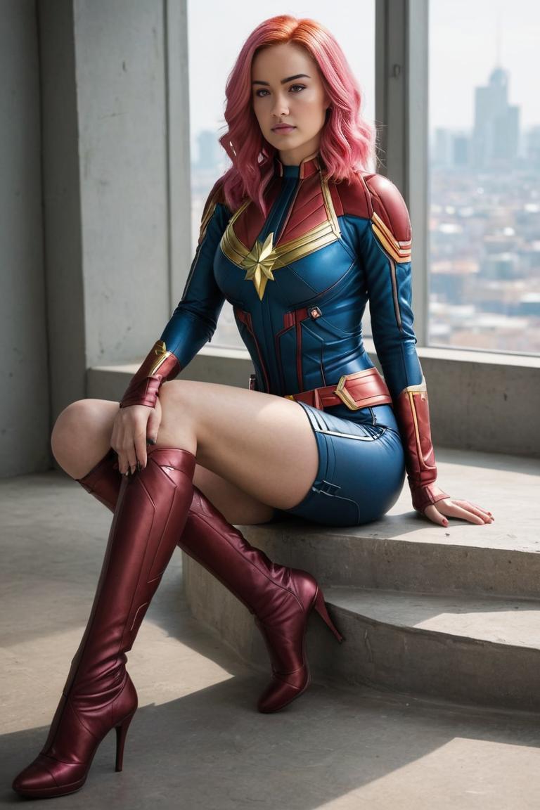 Photify AI prompt preview for Captain Marvel pack - 240 - 2025-07-14T20:37:11.837Z