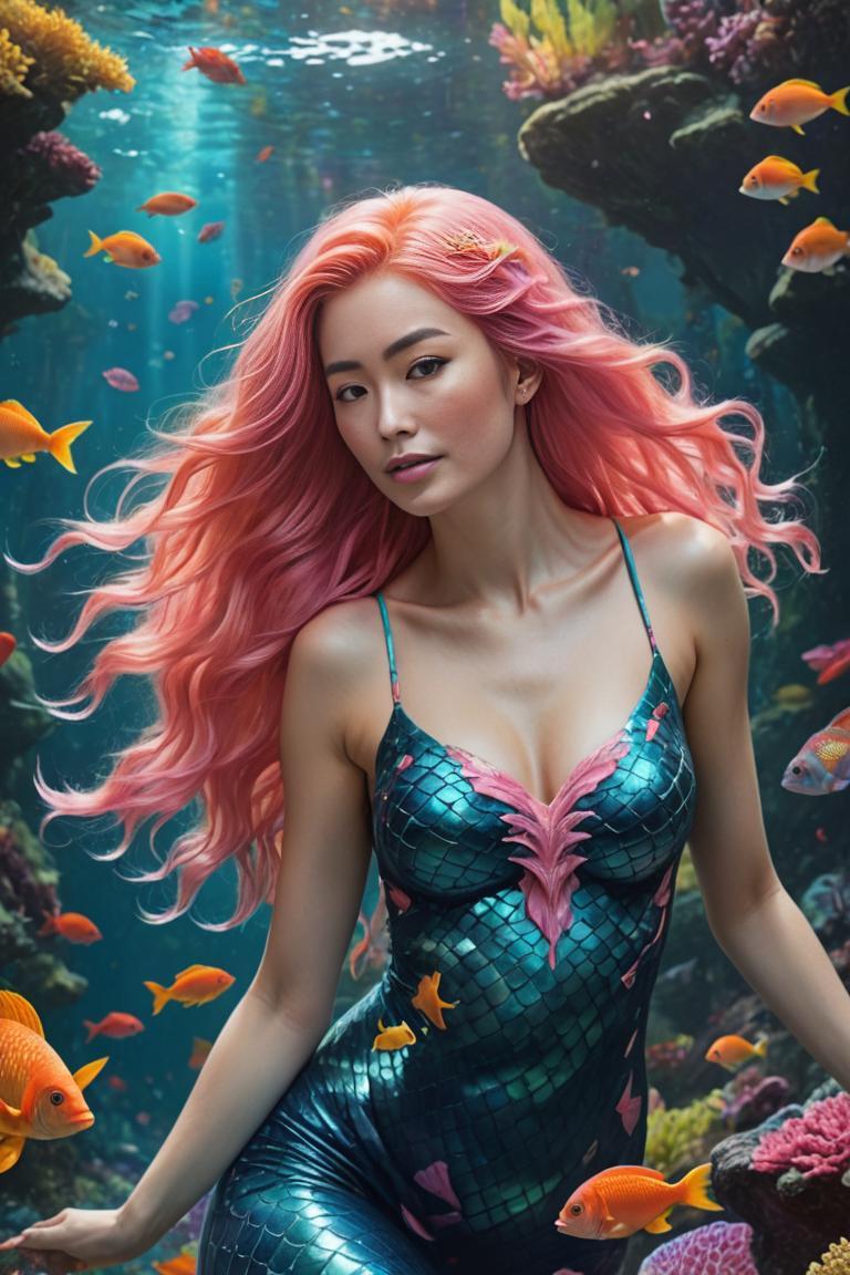 Photify AI prompt preview for Mermaid Romance pack - 240 - 2025-07-13T19:17:56.562Z