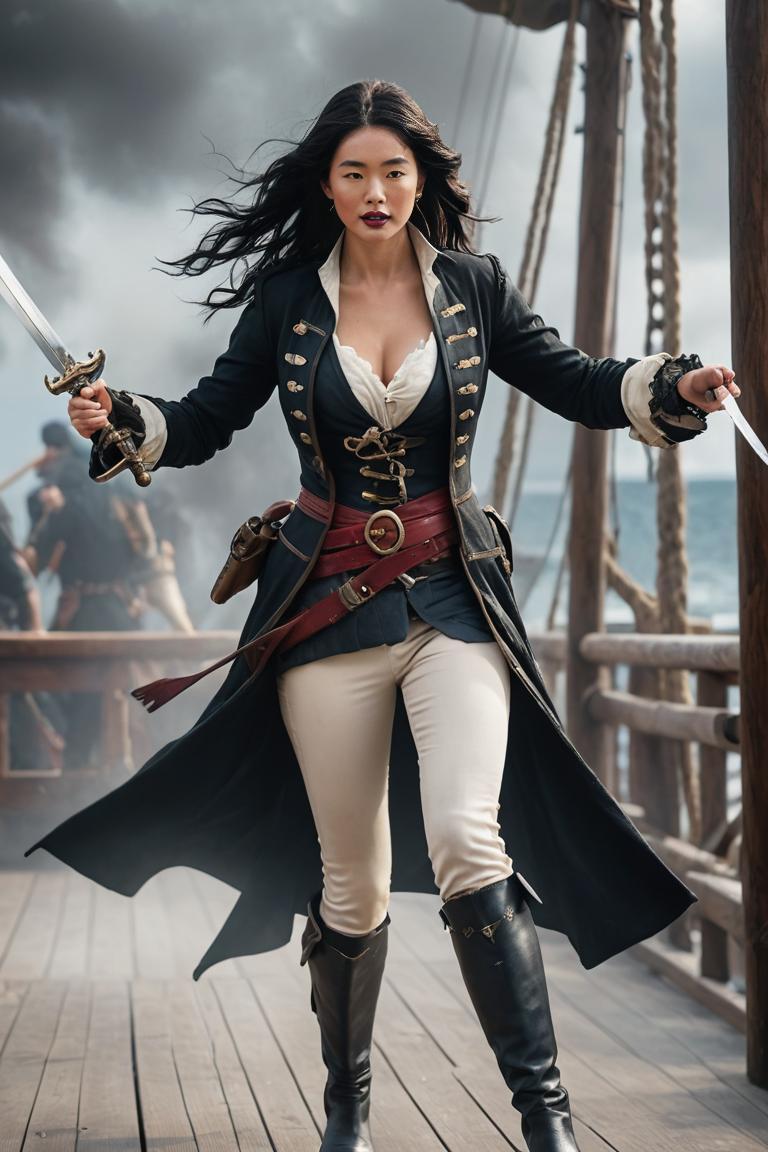 Photify AI prompt preview for Pirate Queen Ithug pack - 240 - 2025-04-30T01:27:35.848Z