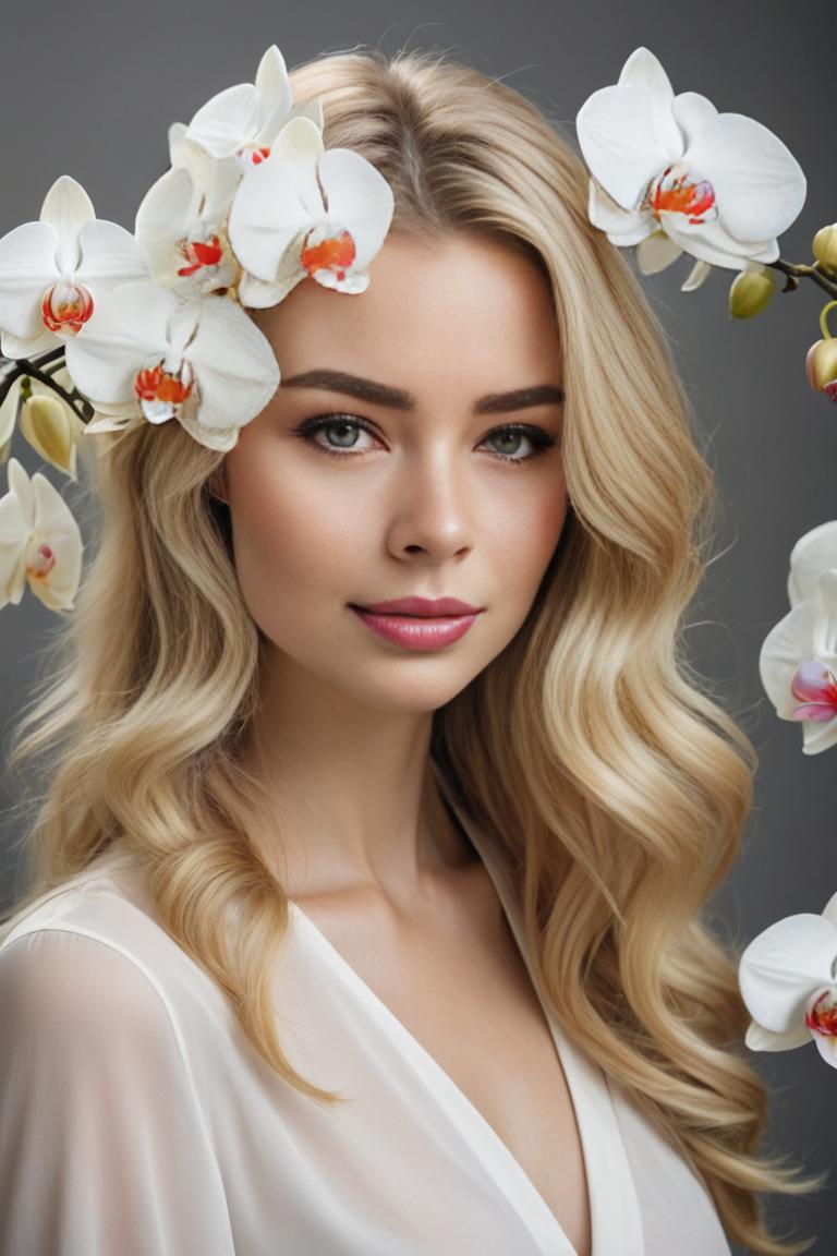 Photify AI prompt preview for Flowers Girl pack - 240 - 2025-04-24T17:33:29.098Z