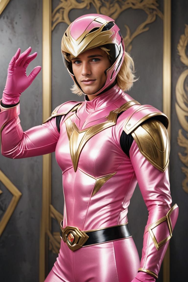 Photify AI prompt preview for Pink Ranger Flair pack - 240 - 2025-10-05T01:24:34.062Z