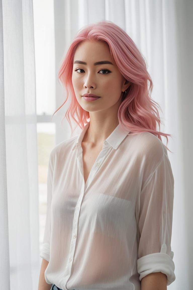 Photify AI prompt preview for White Shirt Seduction pack - 240 - 2025-12-11T05:52:31.607Z