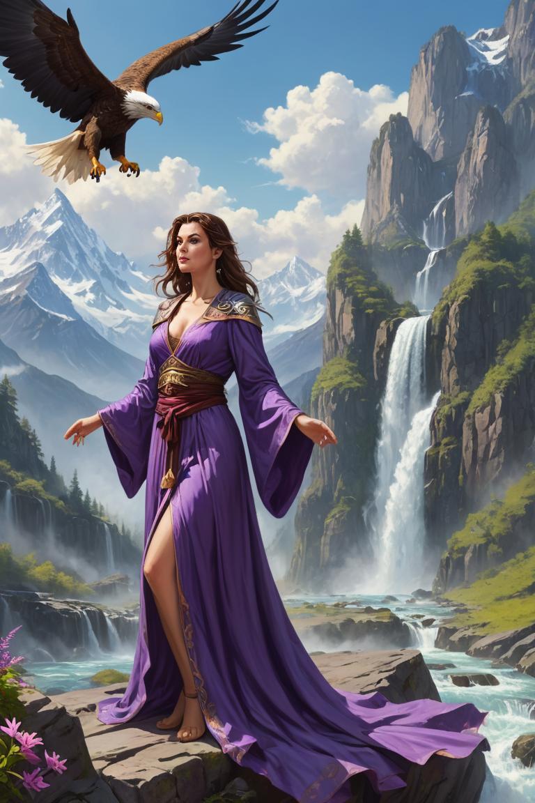 Photify AI prompt preview for Sorceress In Purple Robe pack - 240 - 2025-04-30T23:44:38.752Z