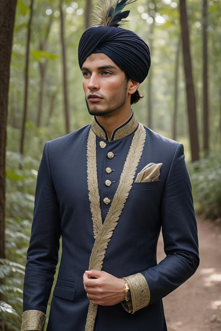 Photify AI prompt preview for Regal Men's Sherwani pack - 240 - 2025-05-09T05:28:50.352Z