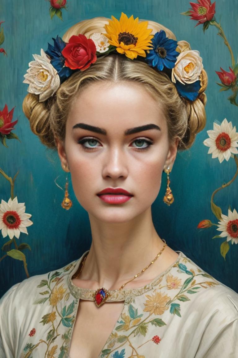 Photify AI prompt preview for Frida Kahlo2🏵️🌸🌼 pack - 240 - 2025-05-31T00:10:04.093Z