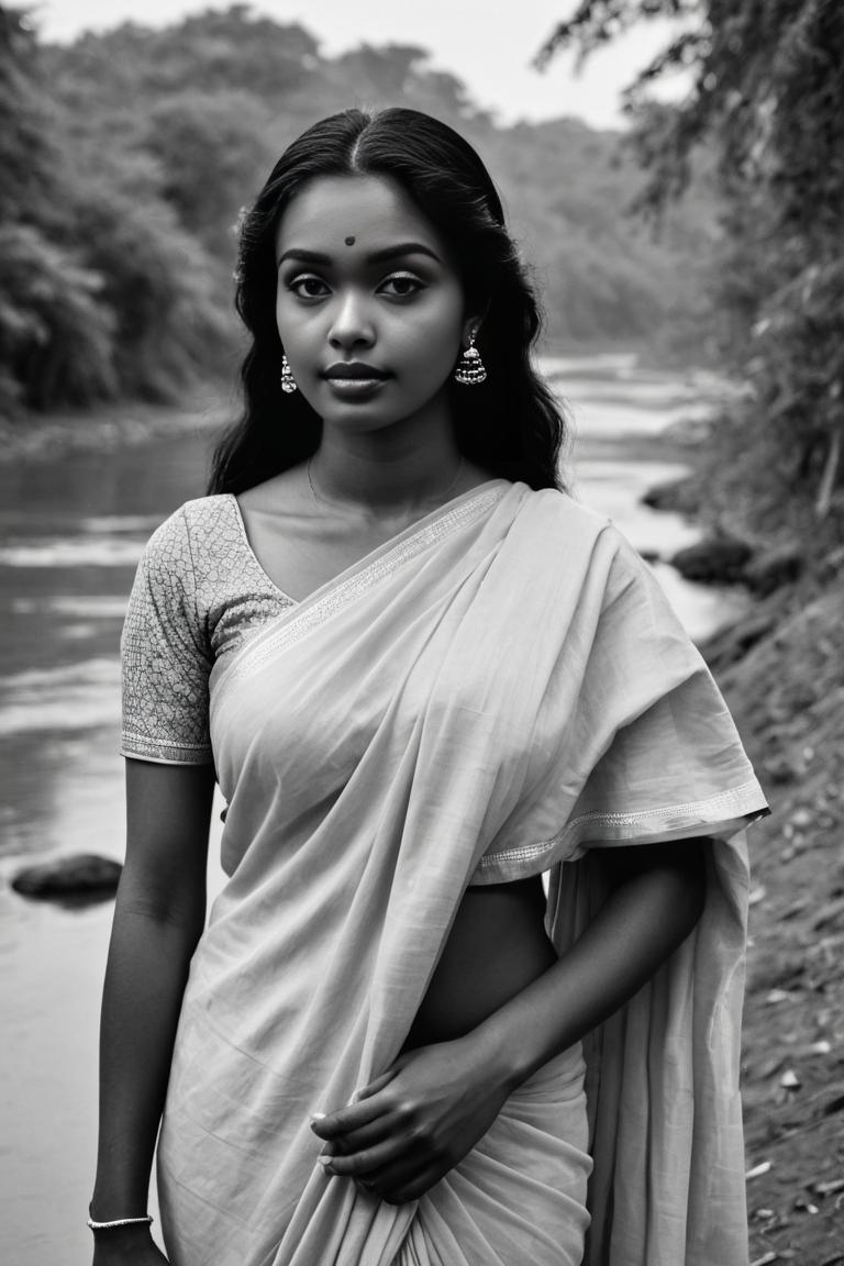 Photify AI prompt preview for B & W Saree Photoshoot pack - 240 - 2025-05-31T00:01:00.560Z