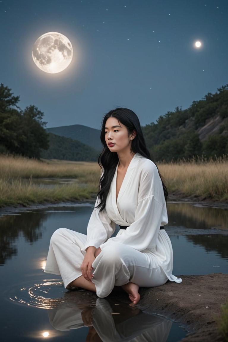 Photify AI prompt preview for Moonlit Meditation pack - 240 - 2025-07-06T23:46:35.304Z