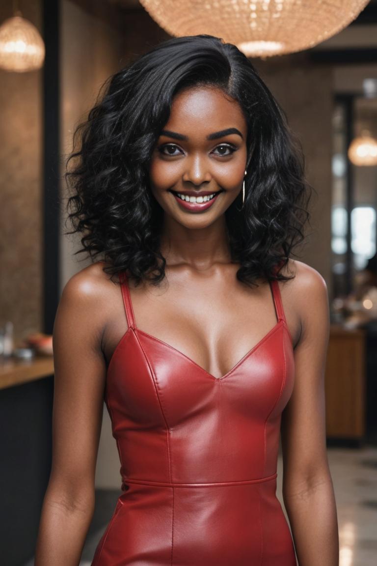 Photify AI prompt preview for Red Leather Glam pack - 240 - 2025-04-30T23:56:10.452Z