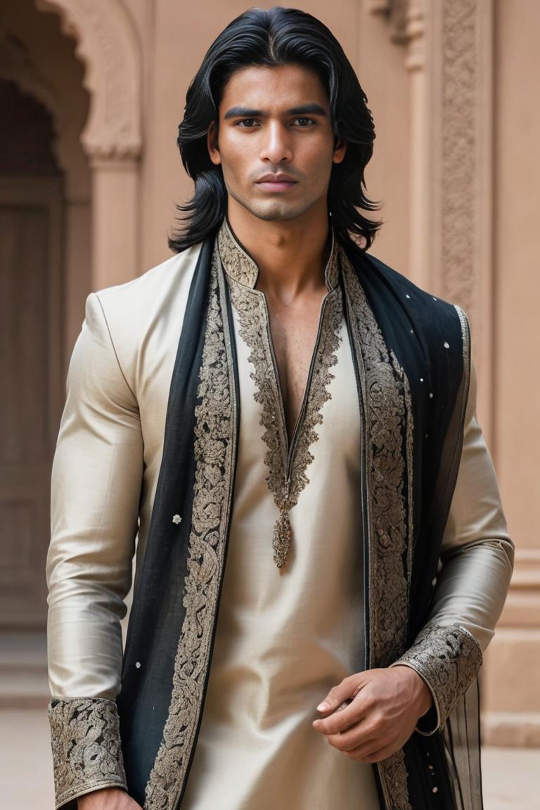 Photify AI prompt preview for Bollywood Groom pack - 240 - 2025-05-01T00:26:32.038Z