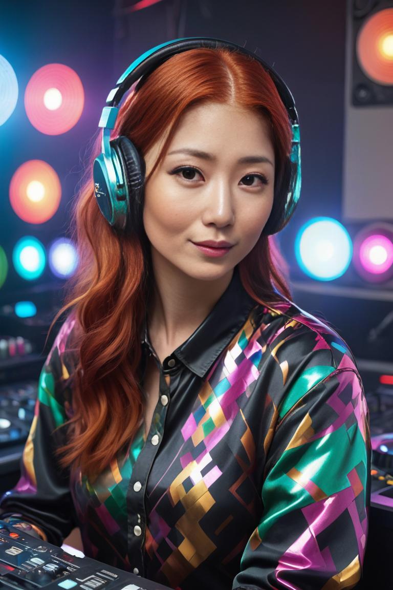 Photify AI prompt preview for Disco Dj Vibes pack - 240 - 2025-07-21T08:44:46.529Z