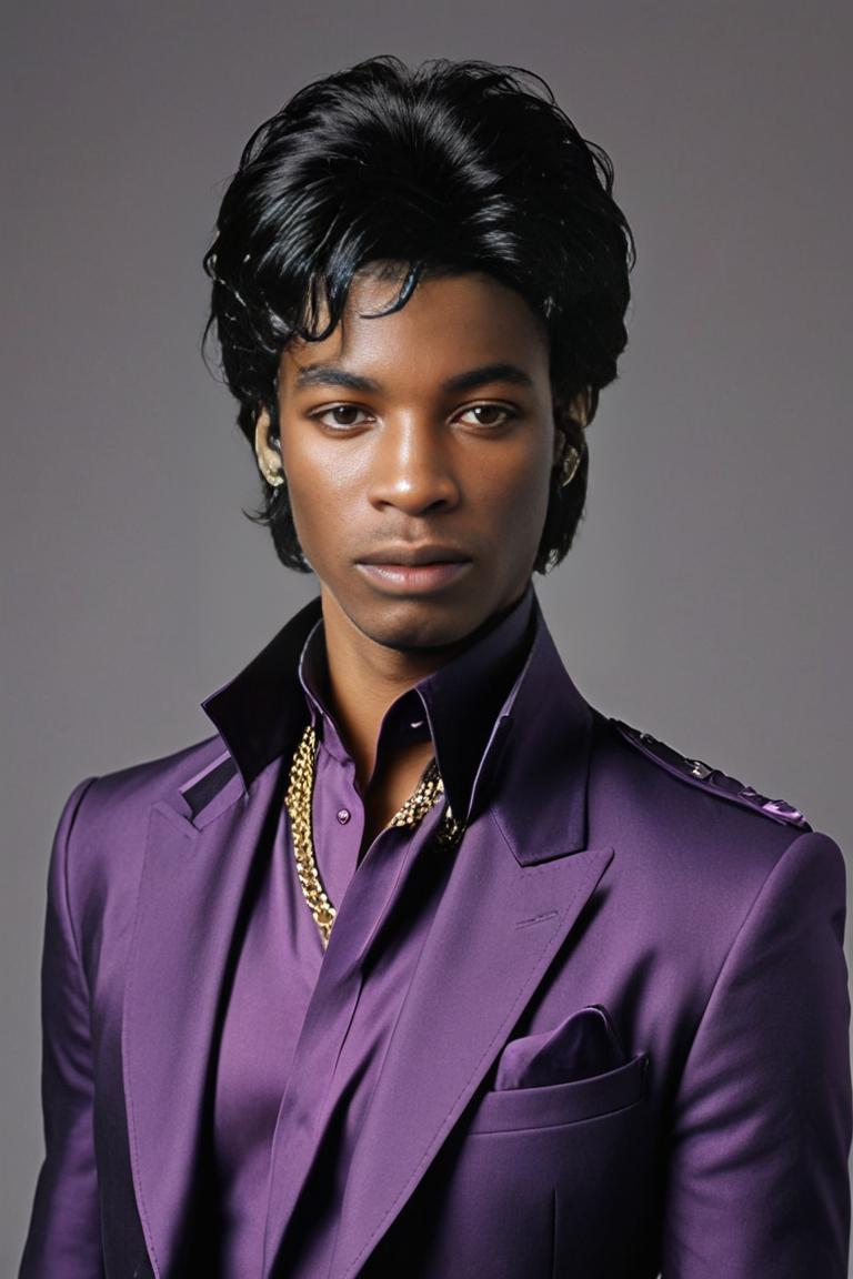 Photify AI prompt preview for Prince Roger Nelson Style pack - 240 - 2025-05-09T06:59:02.476Z