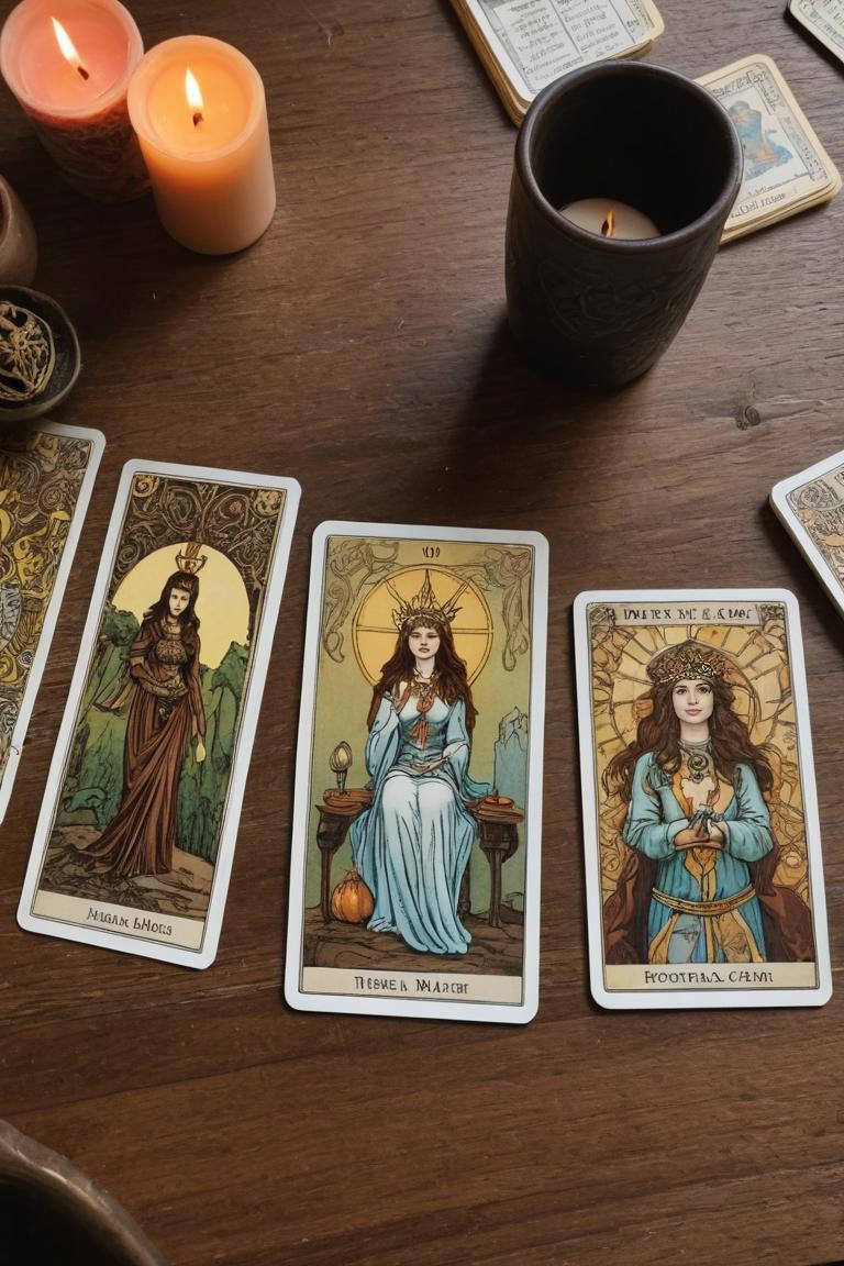 Photify AI prompt preview for Woman Tarot Read pack - 240 - 2025-05-31T00:33:40.072Z