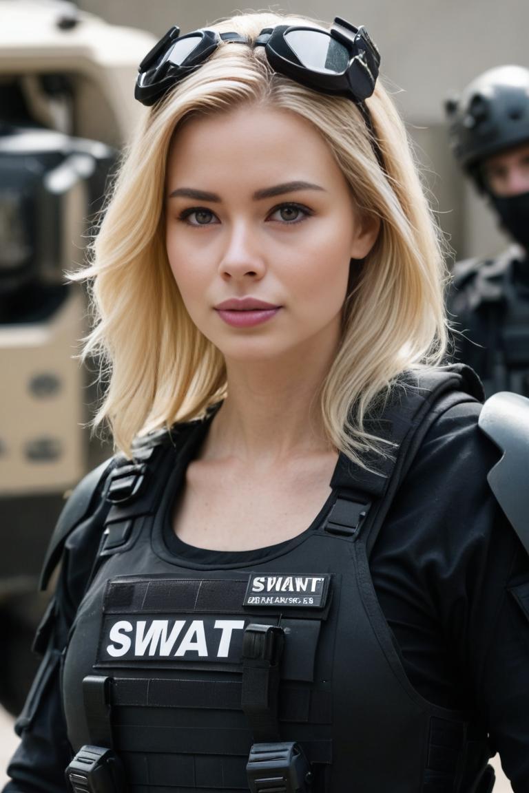 Photify AI prompt preview for Swat Girl pack - 240 - 2025-04-18T19:19:27.672Z