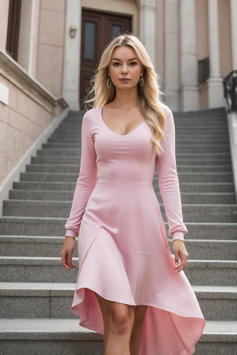 Photify AI prompt preview for Woman In Pink pack - 240 - 2025-05-23T01:48:00.734Z