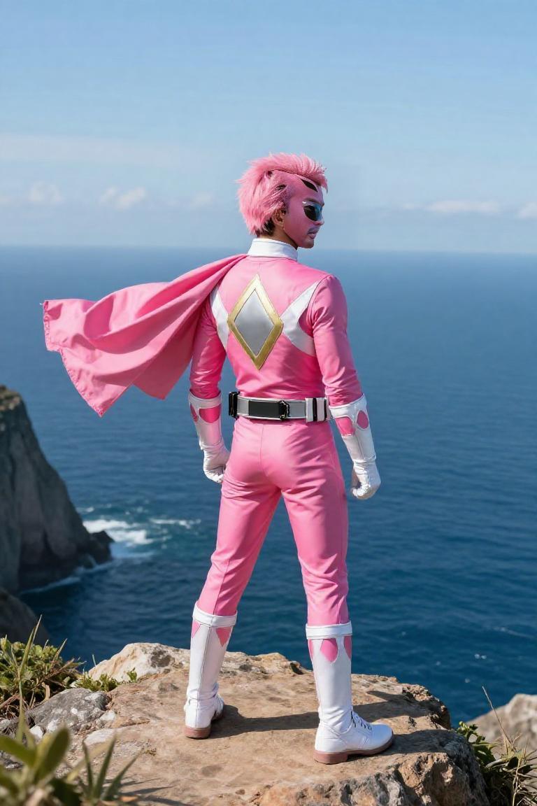 Photify AI prompt preview for Pink Ranger Vibes pack - 240 - 2026-03-01T13:42:51.051Z